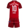 Virallinen Fanipaita + Shortsit FC Bayern München Leroy Sane 10 Kotipelipaita 2021-22 - Lasten